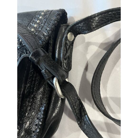 PATRICIA NASH Beaumont Leather Crossbody Beaumont Flap + Cauchy Wallet Black - Picture 8 of 16